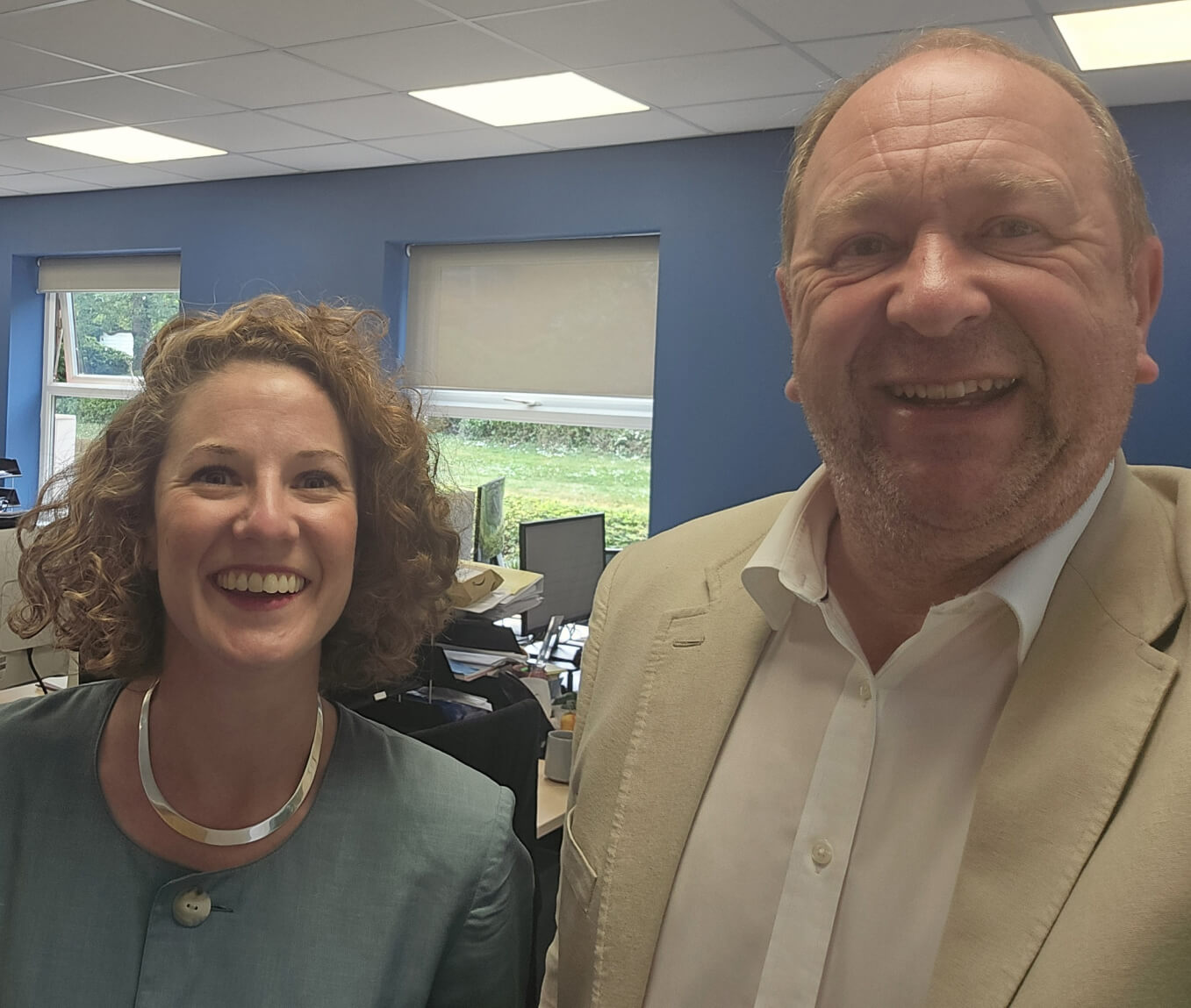 RPSA Chairman Andrew McColl With PCA CEO Sarah Garry