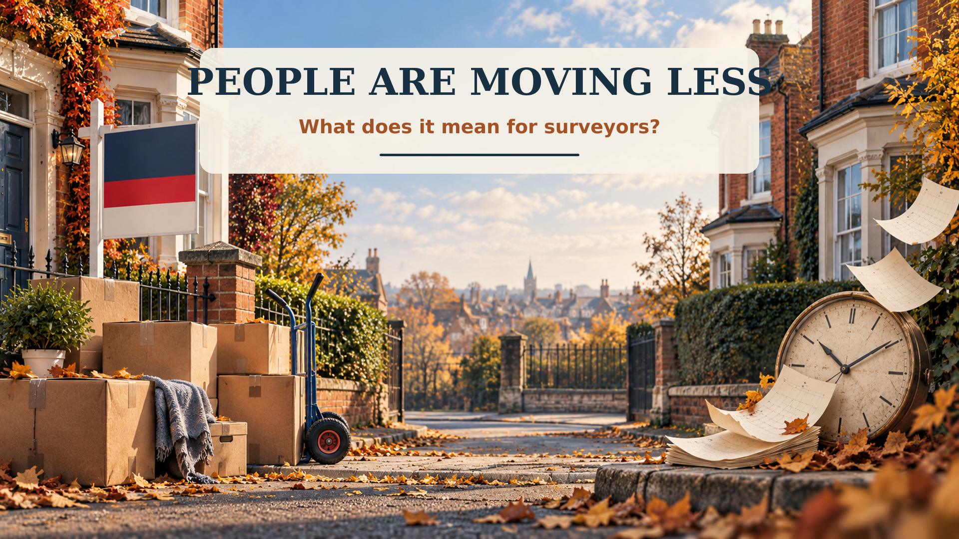 People are moving less: what does it mean for surveyors?
