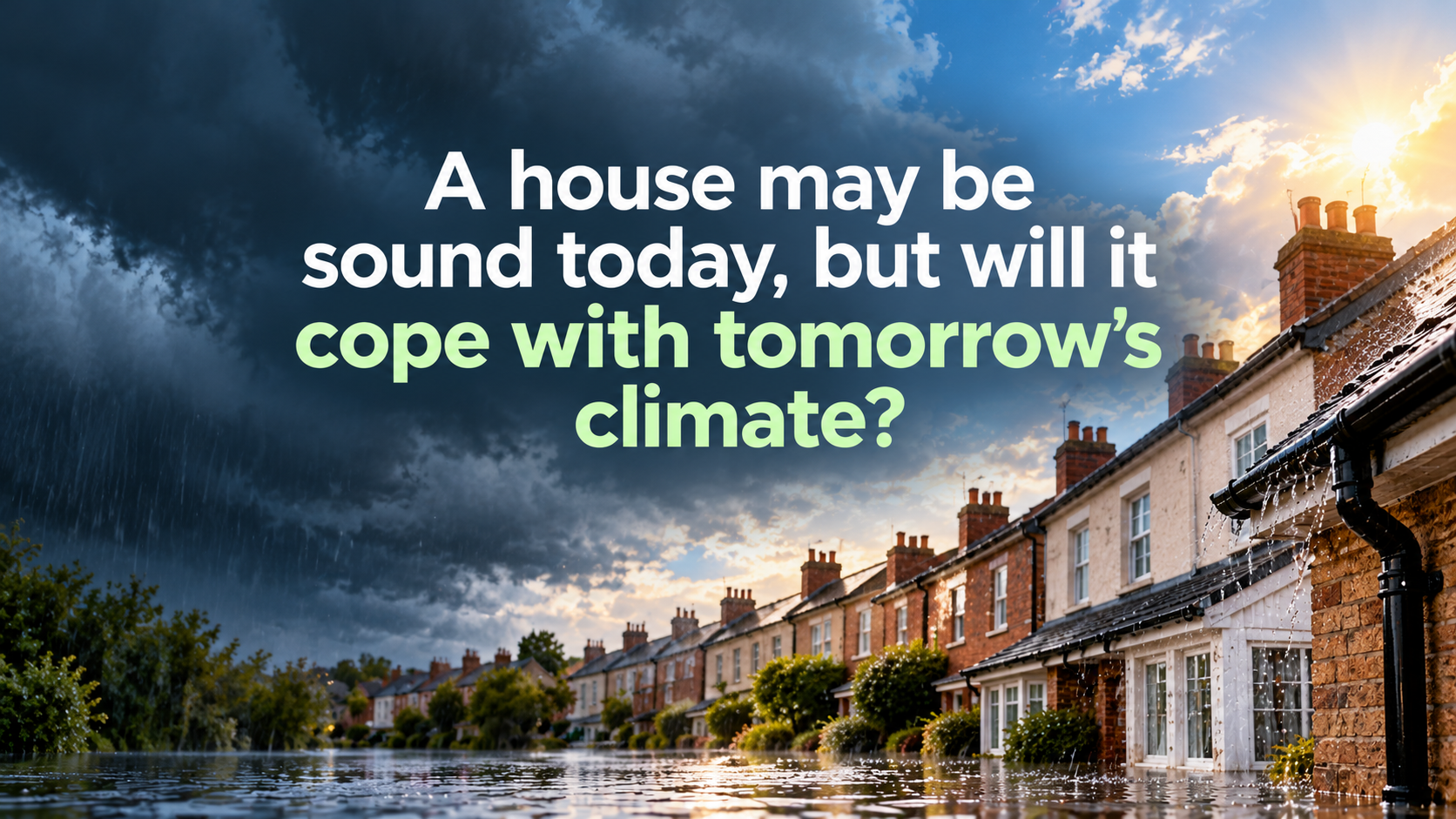 A House May Be Sound Today, But Will It Cope With Tomorrow's Climate?