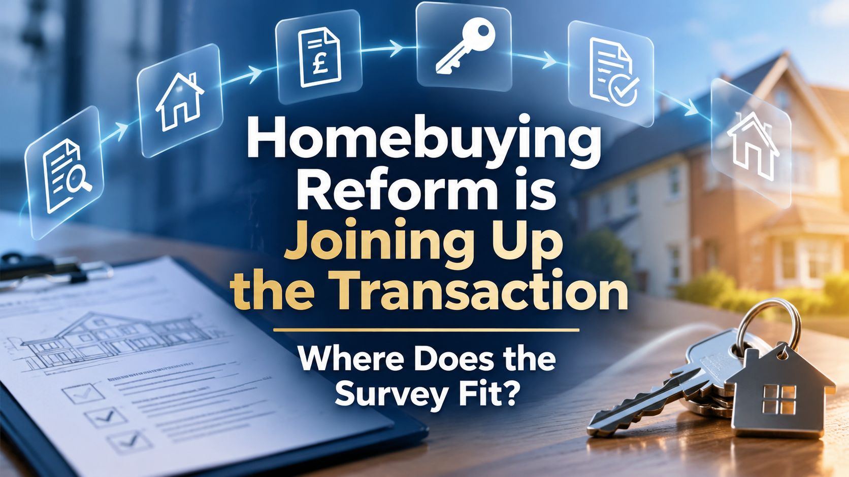 Homebuying reform is joining up the transaction. Where does the survey fit?