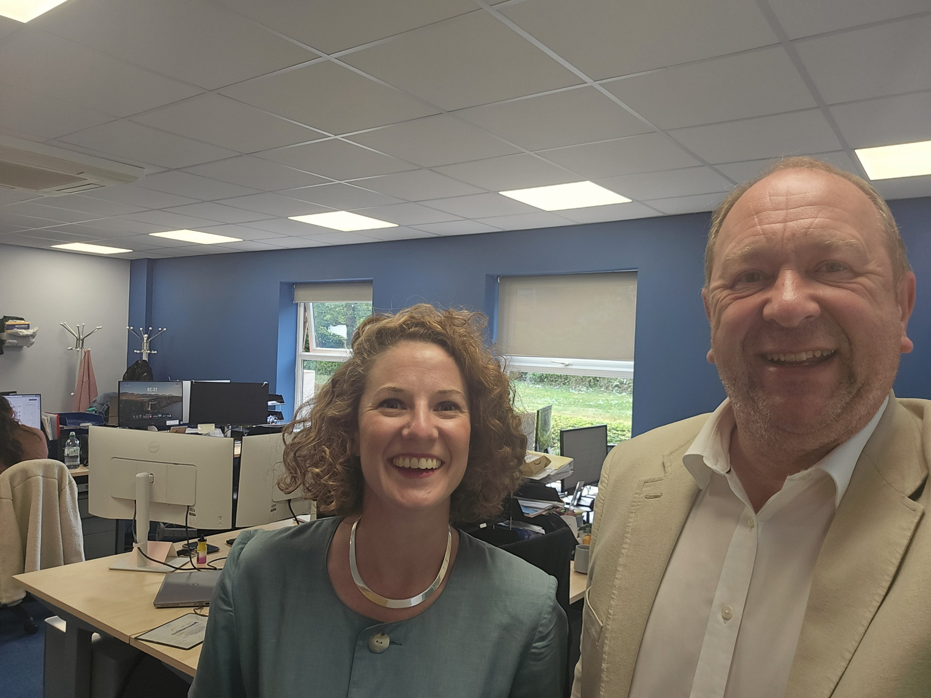 RPSA Chairman Andrew McColl With PCA CEO Sarah Garry