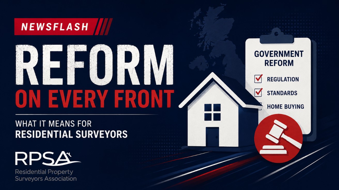 Reform on every front: RPSA representing residential surveyors as major changes gather pace