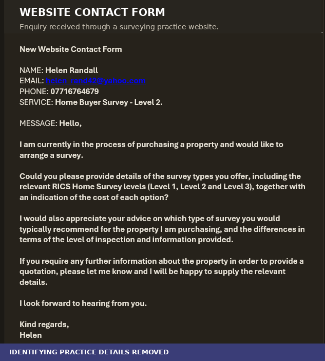The buyer who never existed