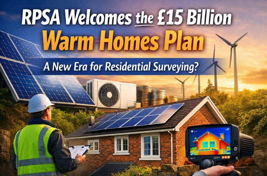 RPSA Welcomes the £15 Billion Warm Homes Plan: A New Era for Residential Surveying?